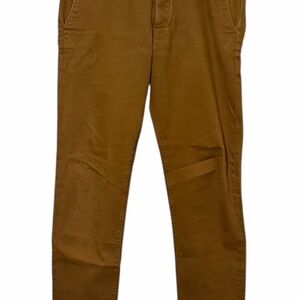 GAP 1969 Selvedge Khaki Men's Tan Chino Straight Leg Pants Men’s 36 x 36 Tall
